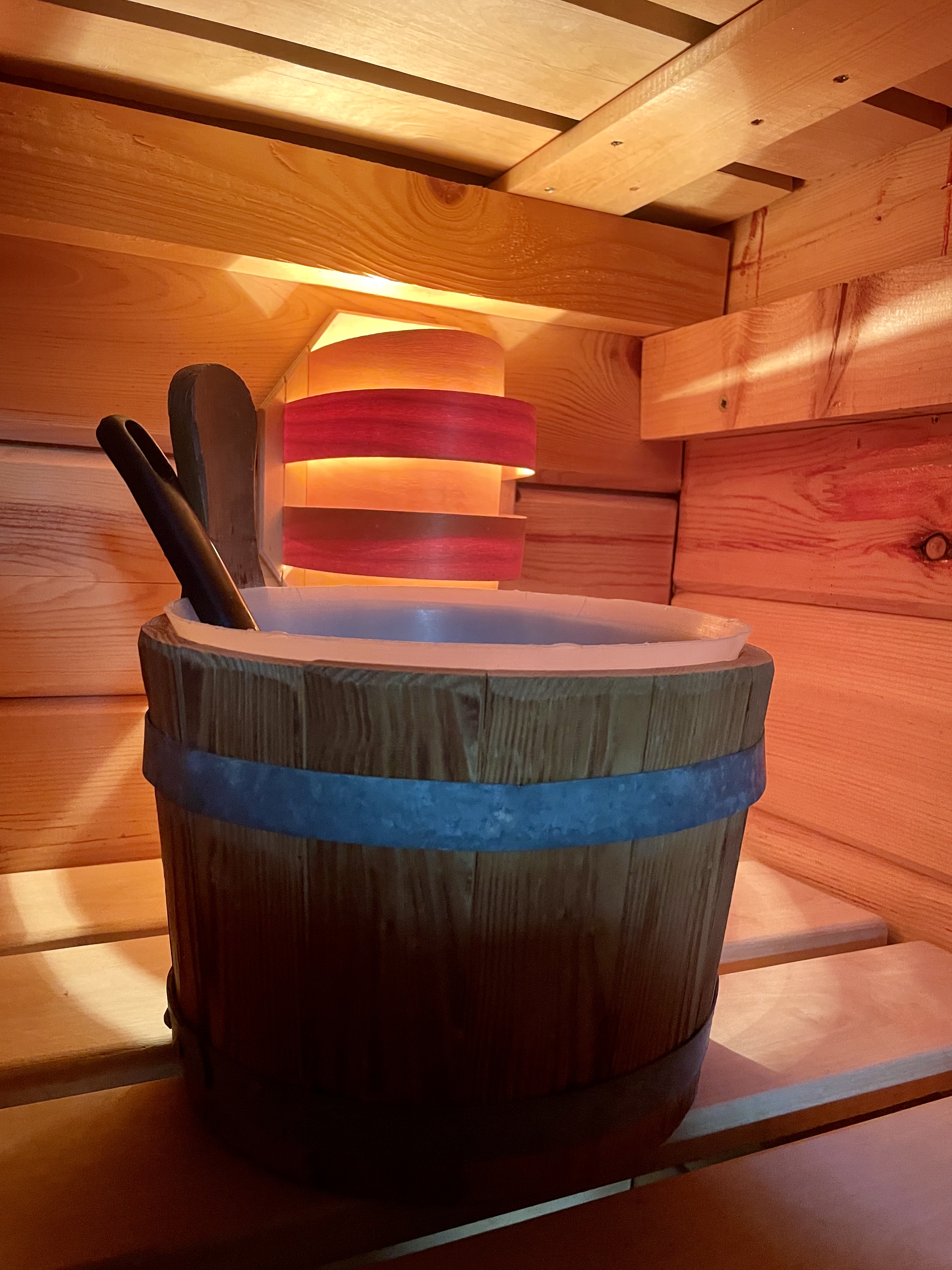Private Holzsauna